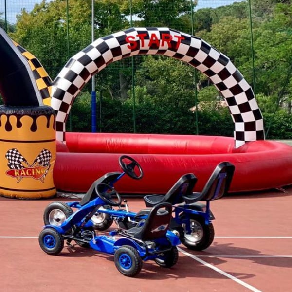 Pista go kart gonfiabile roma